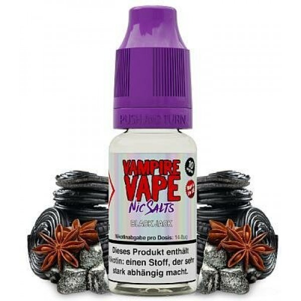 Vampire Vape - Black Jack - Nikotinsalz Liquid