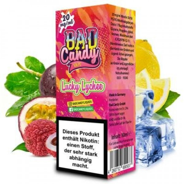 Bad Candy Liquids - Lucky Lychee - Nikotinsalz Liquid
