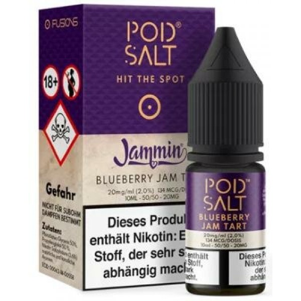 Pod Salt Fusion - Blueberry Jam Tart - Nikotinsalz Liquid