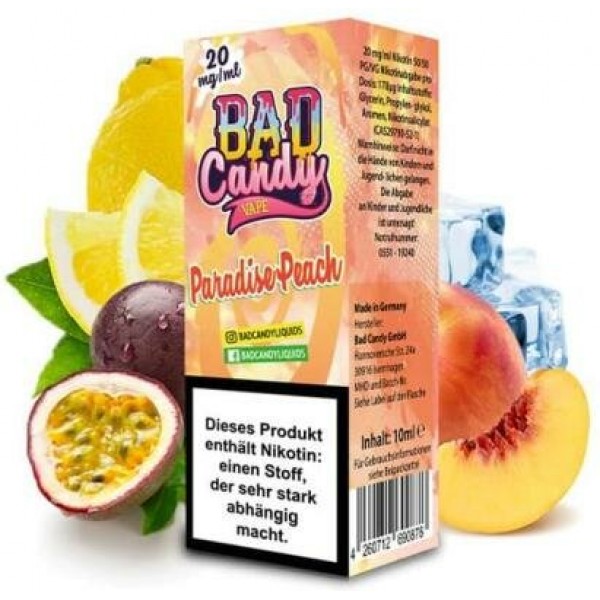 Bad Candy Liquids - Paradise Peach - Nikotinsalz Liquid