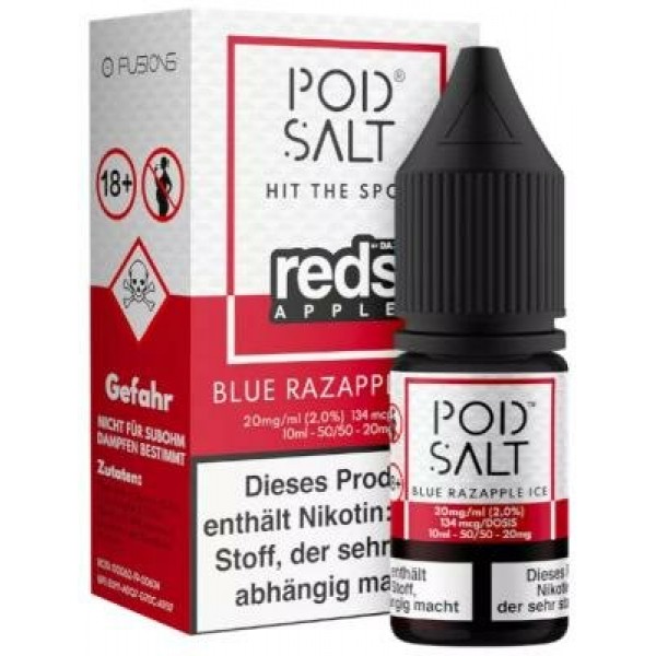 Pod Salt Fusion - Blue Razapple Ice - Nikotinsalz Liquid