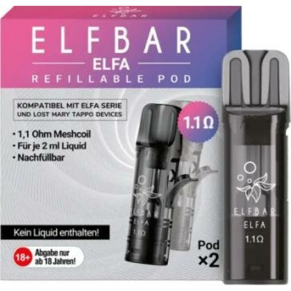 Elfbar - Elfa Leer-Pod (2 Stück pro Packung)