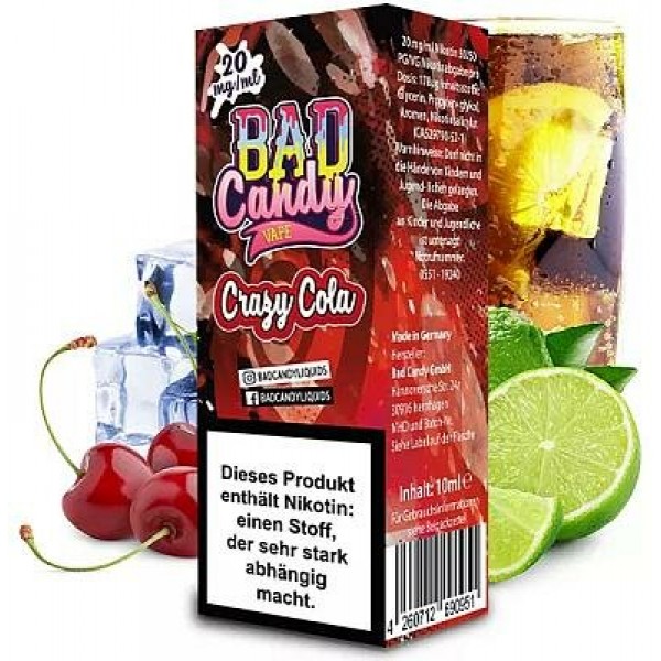 Bad Candy Liquids - Crazy Cola - Nikotinsalz Liquid
