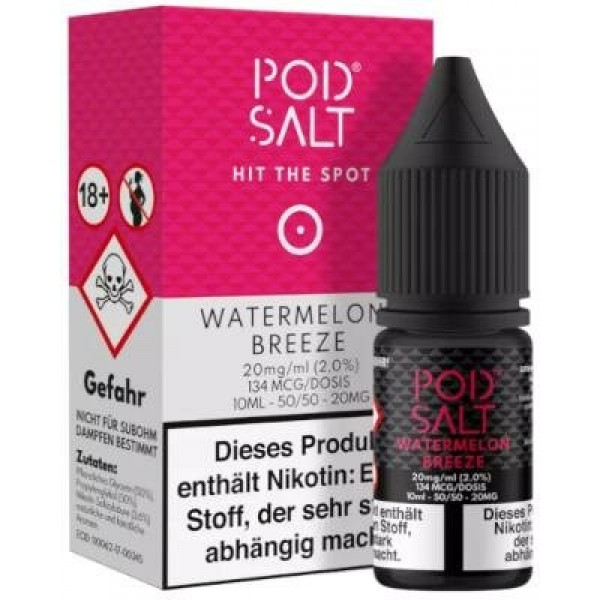Pod Salt - Watermelon Breeze - Nikotinsalz Liquid