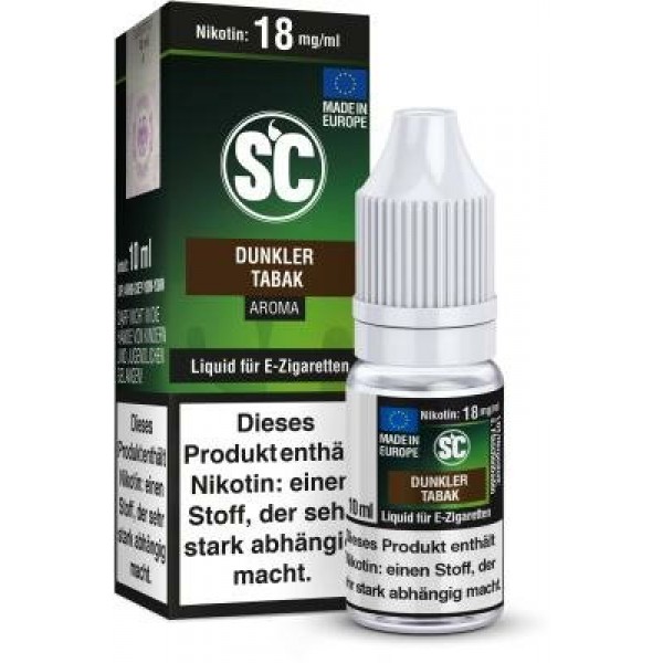 SC Dunkler Tabak E-Zigaretten Liquid