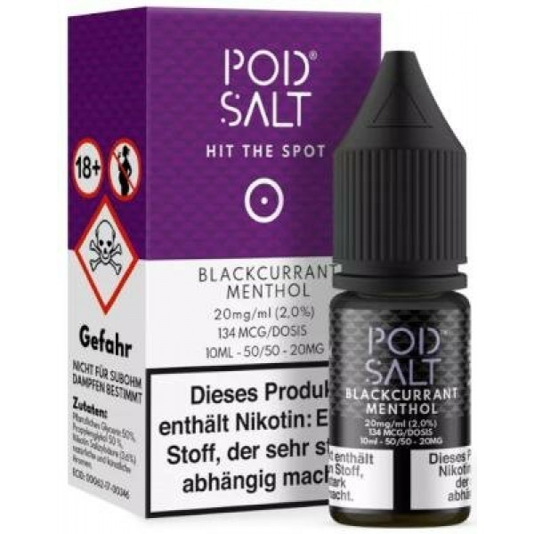 Pod Salt - Blackcurrant Menthol - Nikotinsalz Liquid
