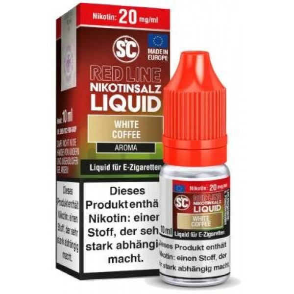 SC - Red Line - White Coffee - Nikotinsalz Liquid
