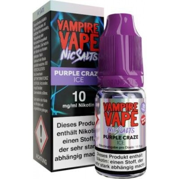 Vampire Vape - Purple Craze Ice - Nikotinsalz Liquid