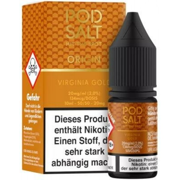 Pod Salt Origin - Virginia Gold - Nikotinsalz Liquid