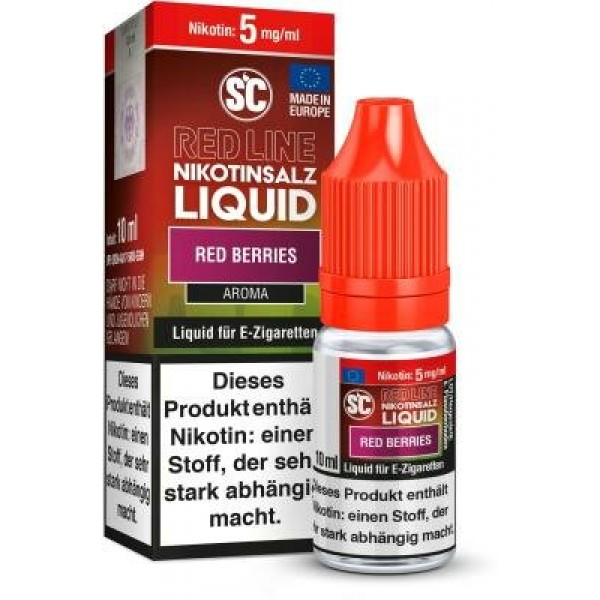 SC - Red Line - Red Berries - Nikotinsalz Liquid