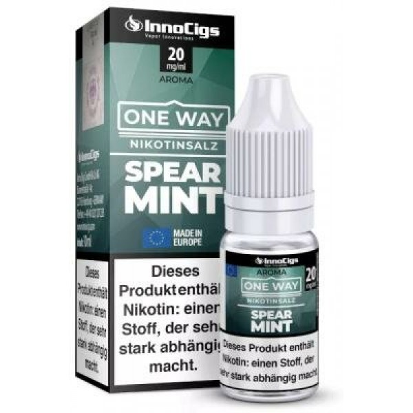 InnoCigs - One Way - Spearmint - Nikotinsalz Liquid