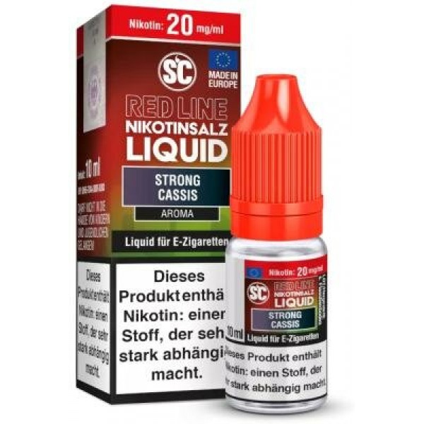 SC - Red Line - Strong Cassis - Nikotinsalz Liquid