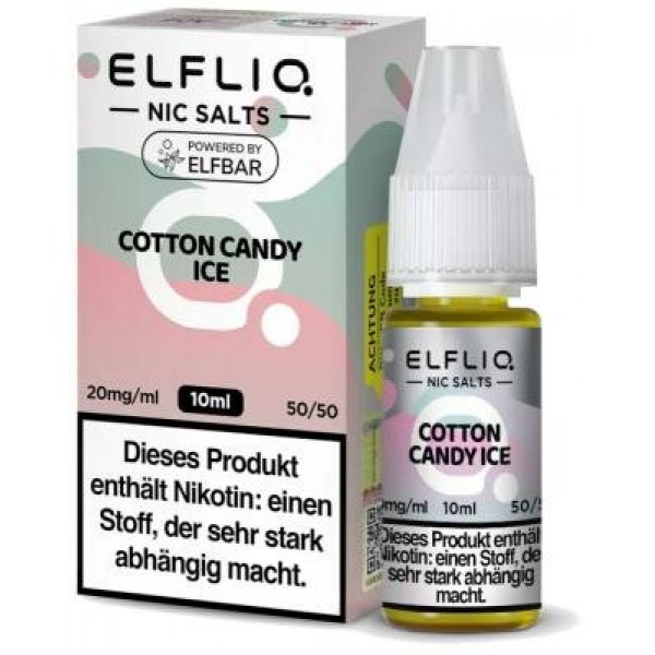 ELFLIQ - Cotton Candy Ice - Nikotinsalz Liquid