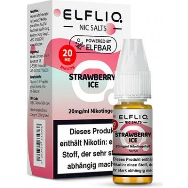 ELFLIQ - Strawberry Ice - Nikotinsalz Liquid