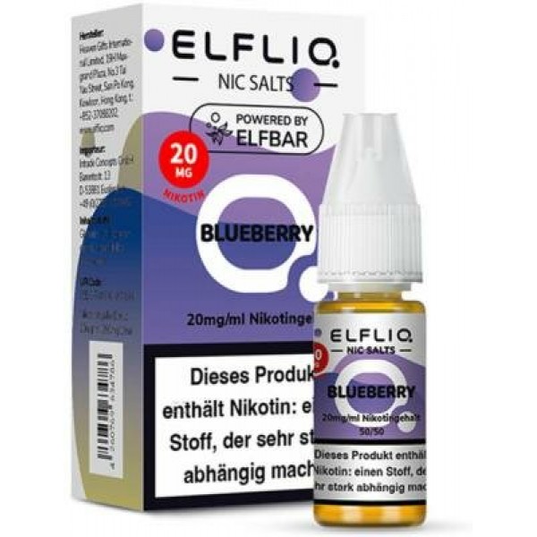 ELFLIQ - Blueberry - Nikotinsalz Liquid