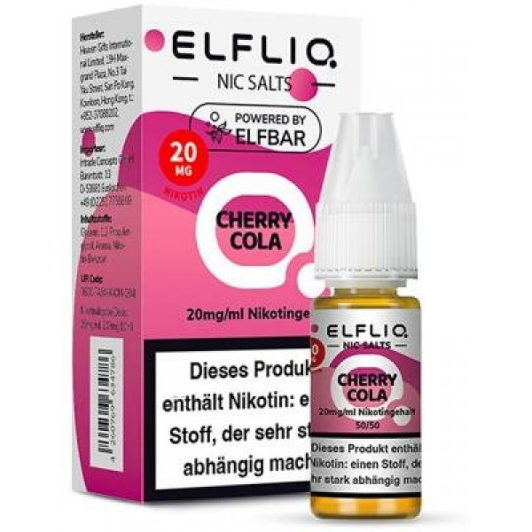 ELFLIQ - Cherry Cola - Nikotinsalz Liquid