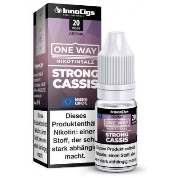 InnoCigs - One Way - Strong Cassis - Nikotinsalz Liquid