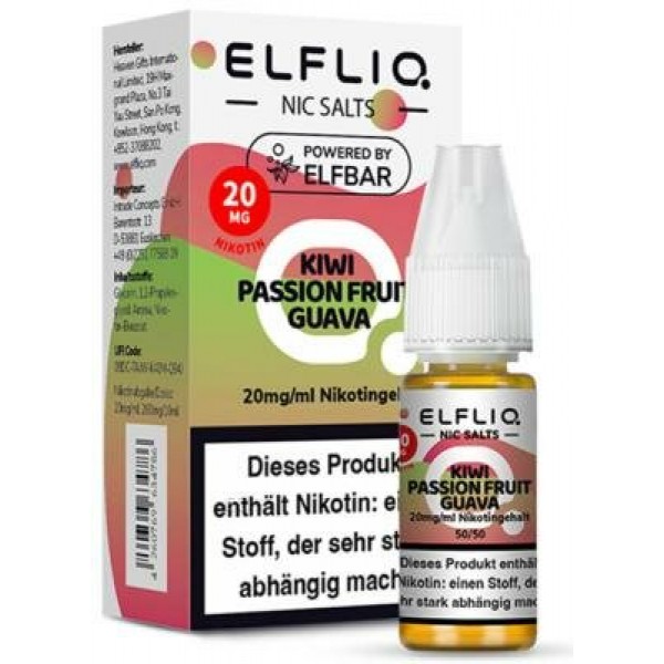 ELFLIQ - Kiwi Passion Fruit Guava - Nikotinsalz Liquid