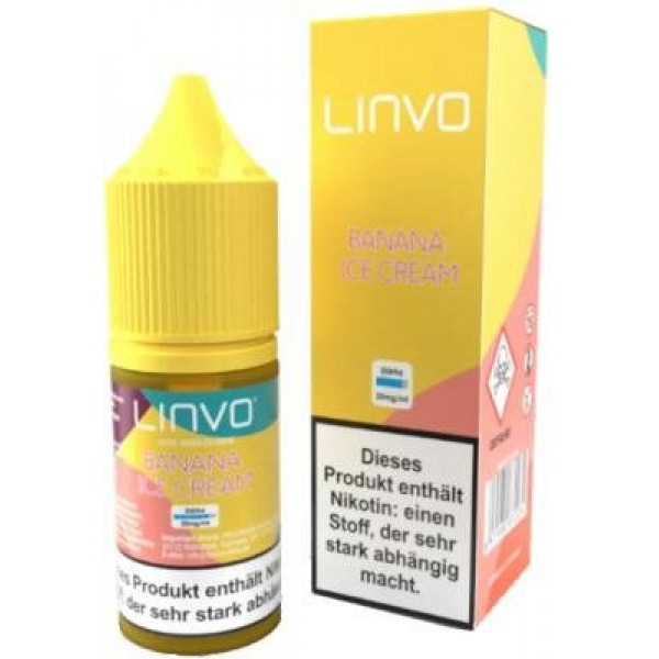 Linvo - Banana Ice Cream - Nikotinsalz Liquid