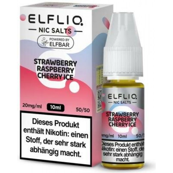 ELFLIQ - Strawberry Raspberry Cherry Ice - Nikotinsalz Liquid