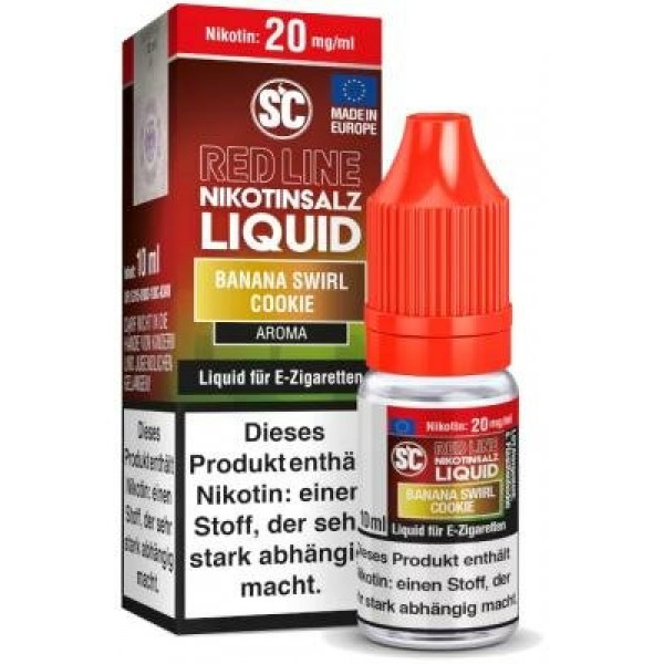 SC - Red Line - Banana Swirl Cookie - Nikotinsalz Liquid