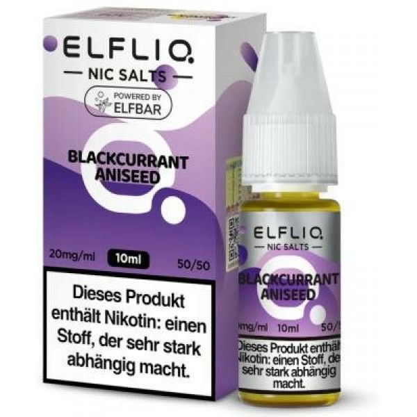 ELFLIQ - Blackcurrant Aniseed - Nikotinsalz Liquid