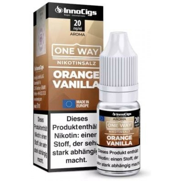 InnoCigs - One Way - Orange Vanilla - Nikotinsalz Liquid