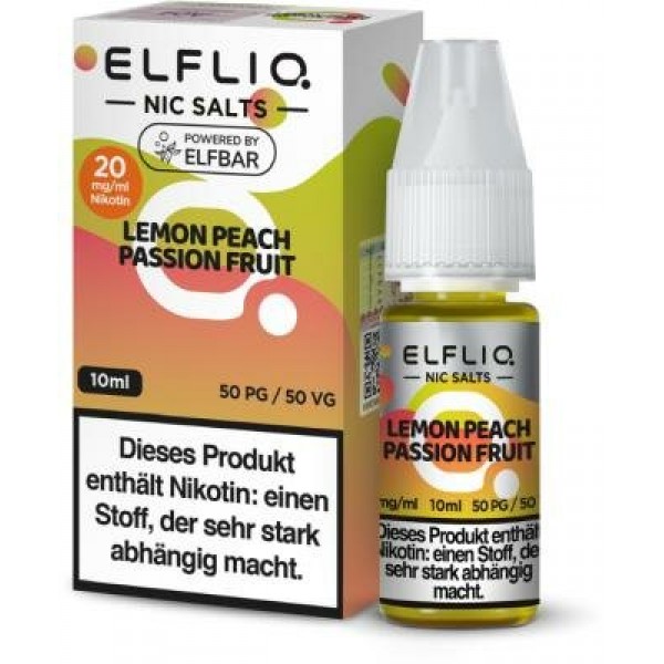 ELFLIQ - Lemon Peach Passion Fruit - Nikotinsalz Liquid