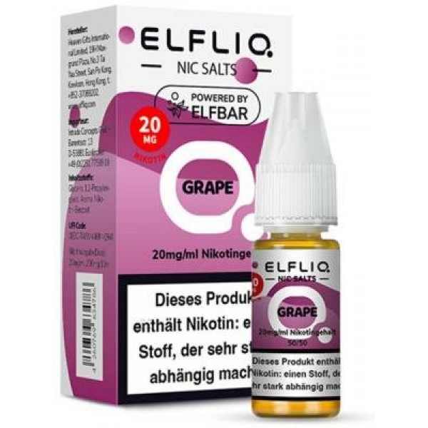 ELFLIQ - Grape - Nikotinsalz Liquid