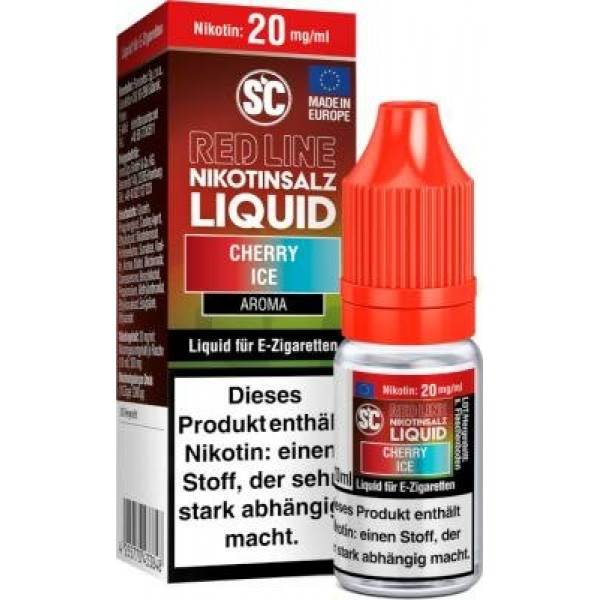 SC - Red Line - Cherry Ice - Nikotinsalz Liquid