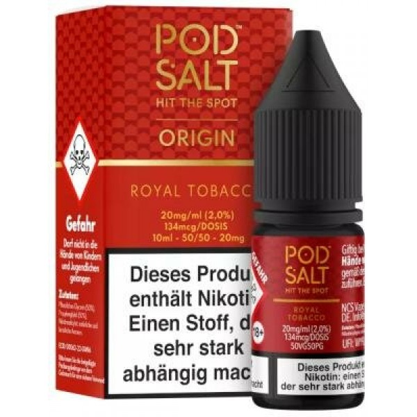 Pod Salt Origin - Royal Tobacco - Nikotinsalz Liquid