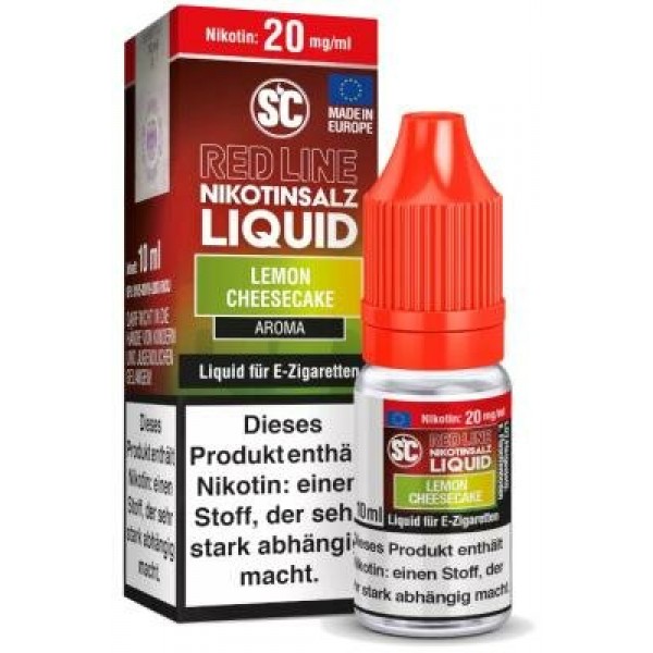 SC - Red Line - Lemon Cheesecake - Nikotinsalz Liquid