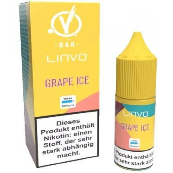 Linvo - Grape Ice - Nikotinsalz Liquid