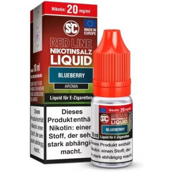 SC - Red Line - Blueberry - Nikotinsalz Liquid